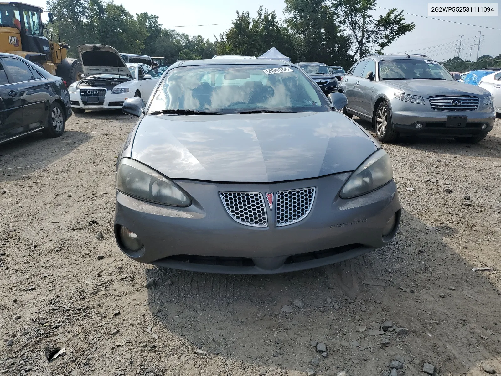 2008 Pontiac Grand Prix VIN: 2G2WP552581111094 Lot: 66341304