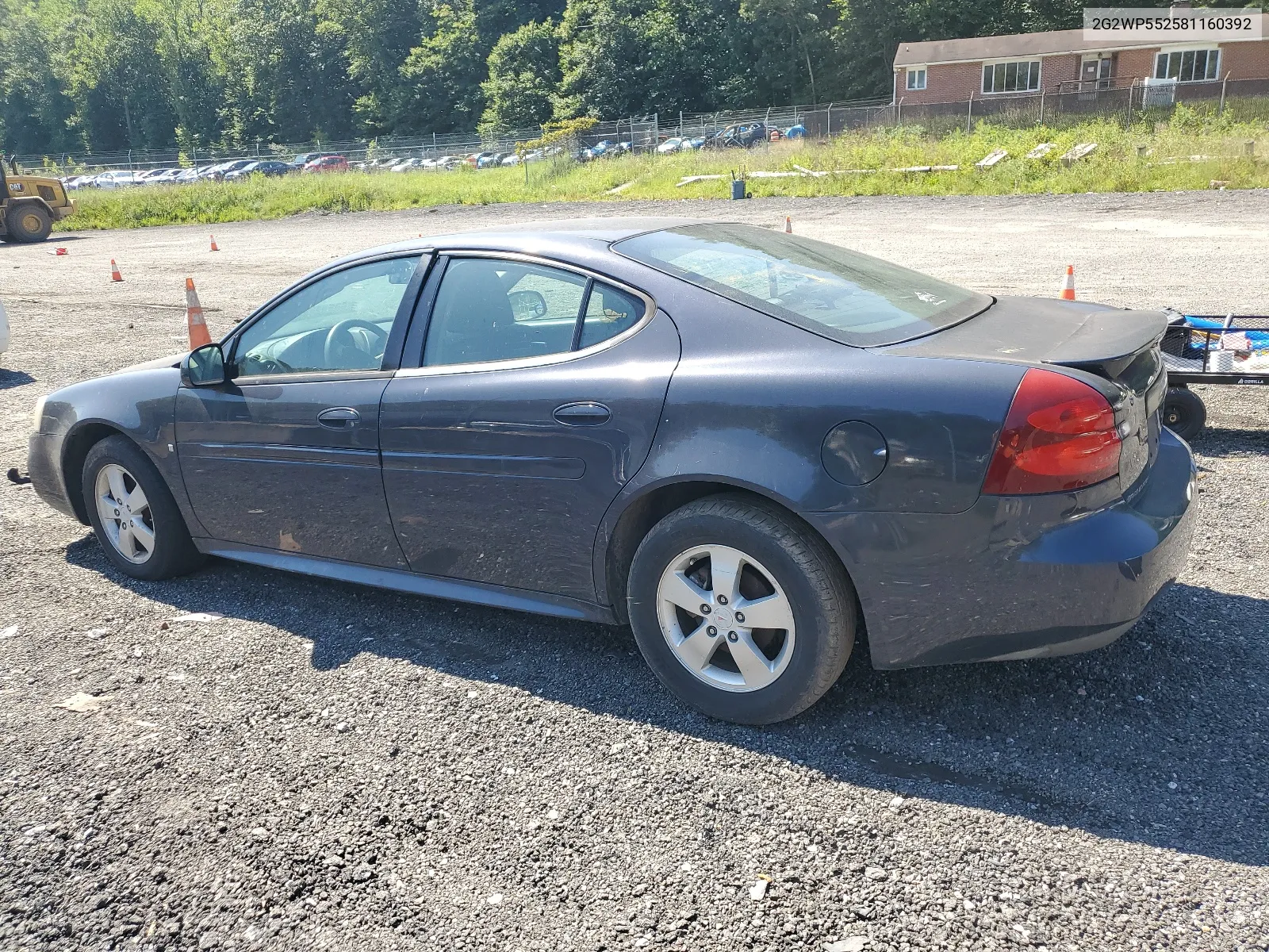 2008 Pontiac Grand Prix VIN: 2G2WP552581160392 Lot: 68633604