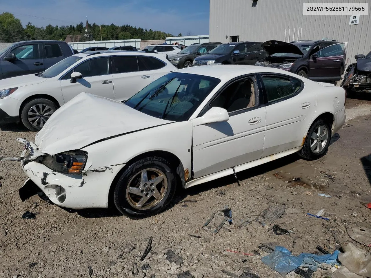 2008 Pontiac Grand Prix VIN: 2G2WP552881179566 Lot: 71370684