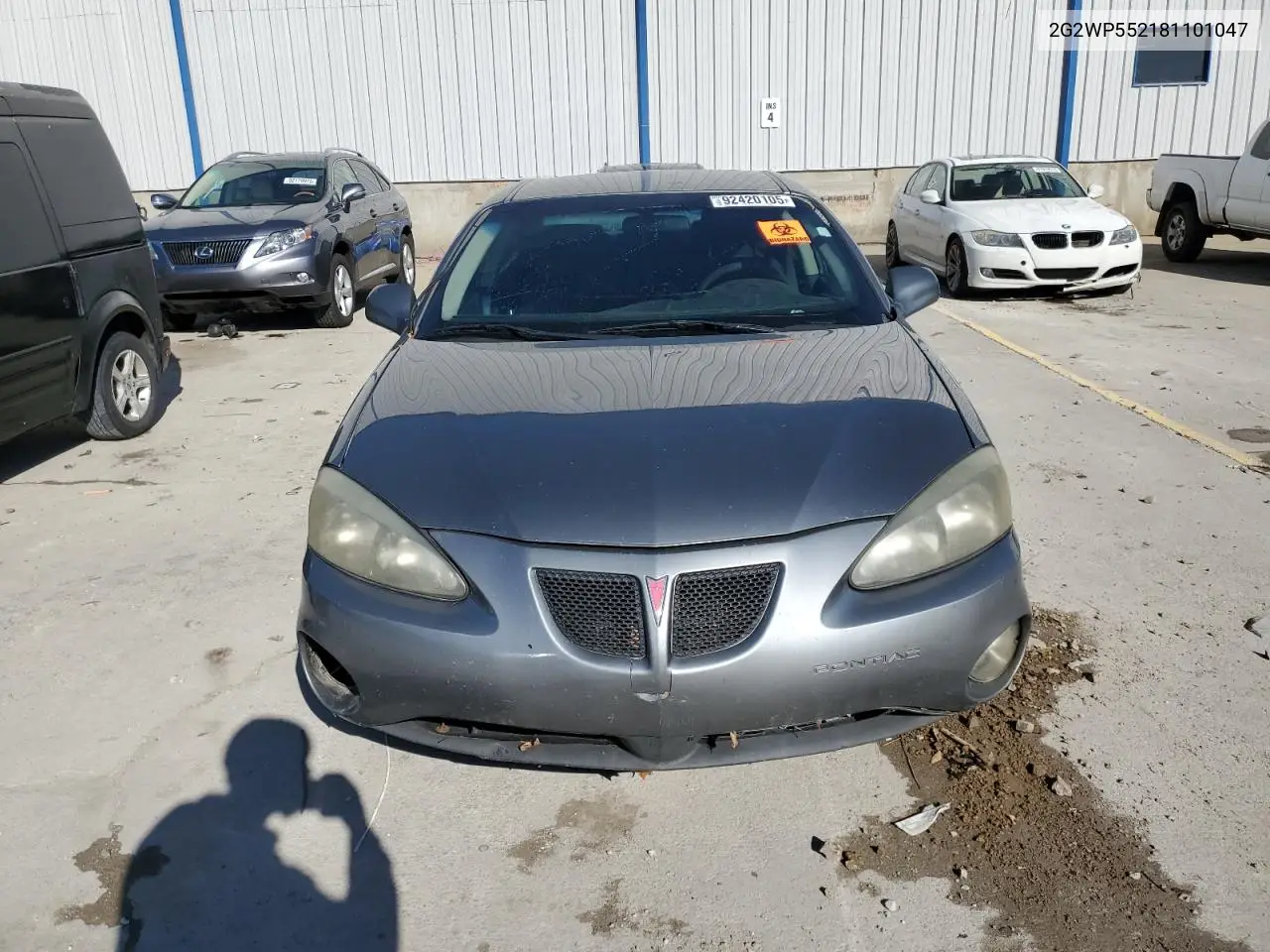 2G2WP552181101047 2008 Pontiac Grand Prix