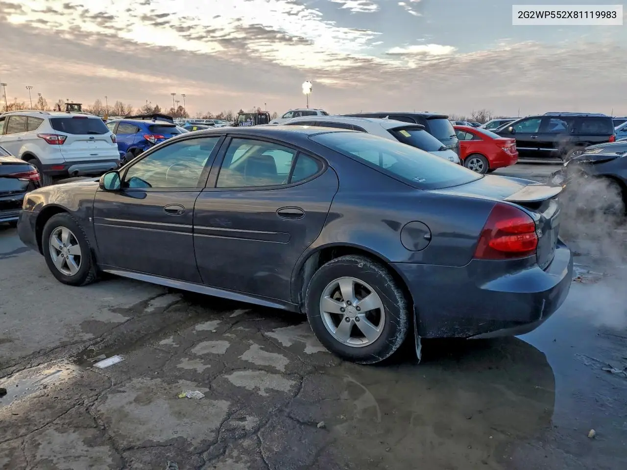 2G2WP552X81119983 2008 Pontiac Grand Prix