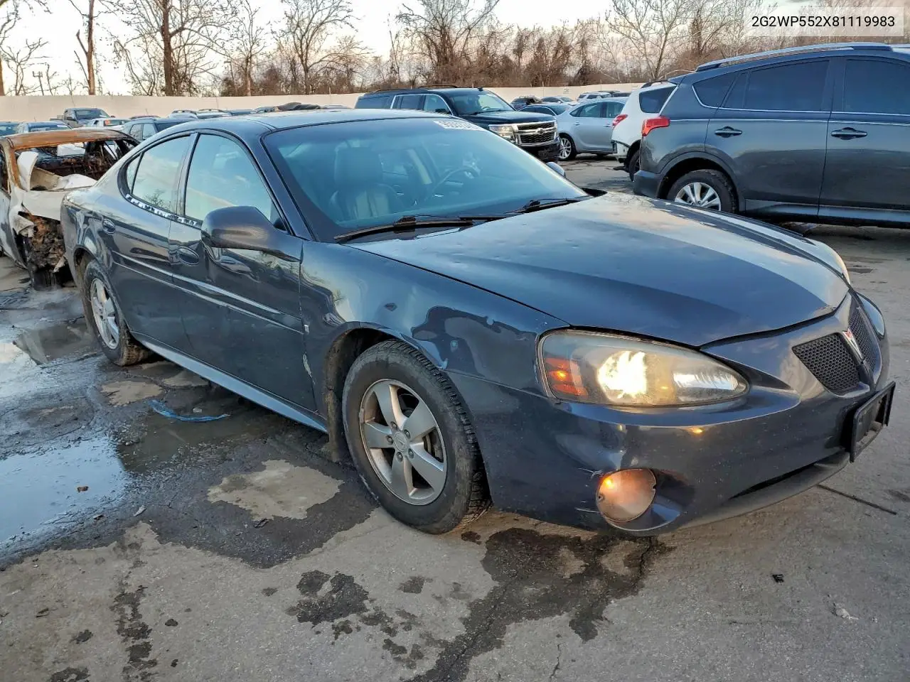 2G2WP552X81119983 2008 Pontiac Grand Prix