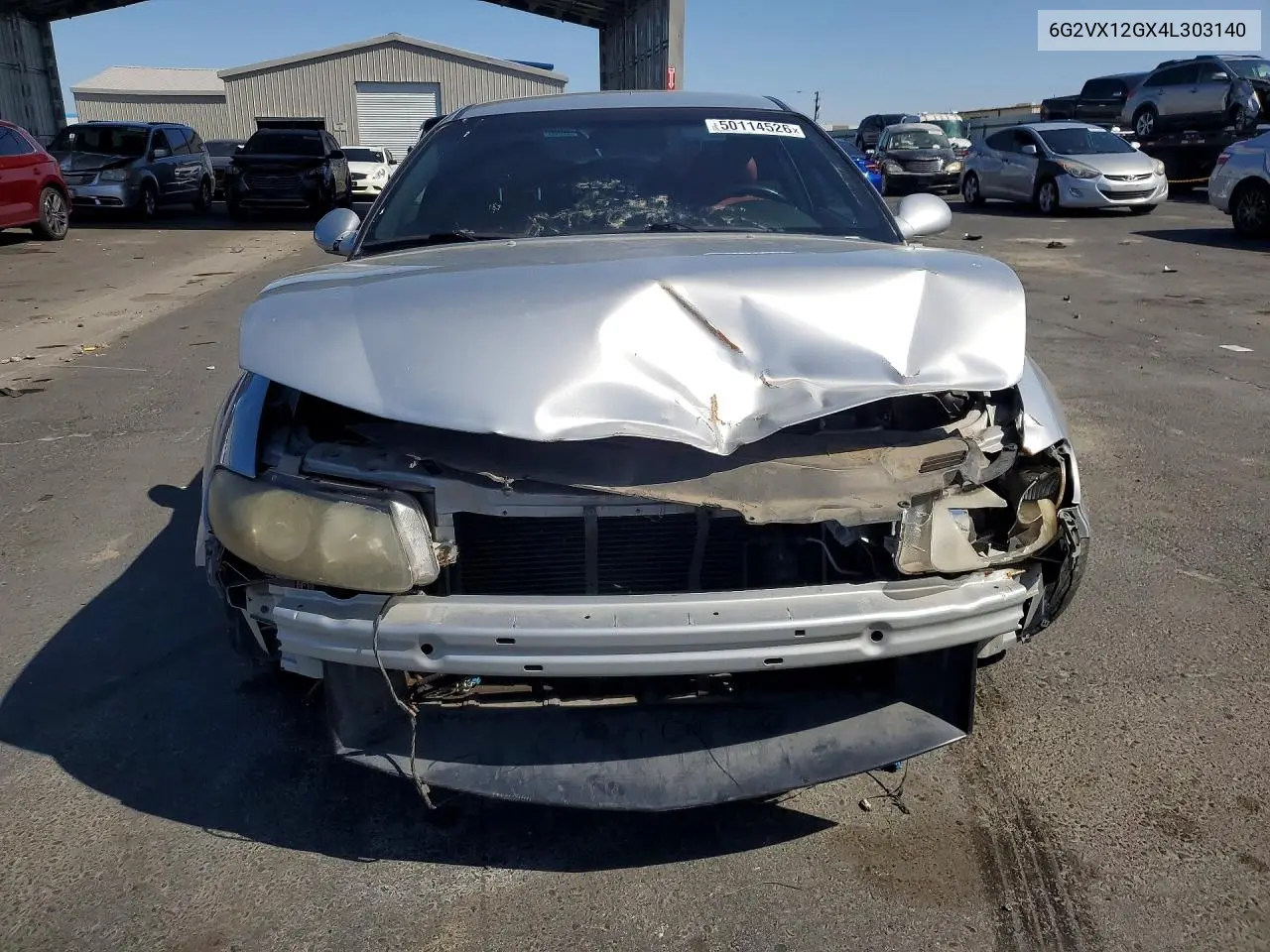 2004 Pontiac Gto VIN: 6G2VX12GX4L303140 Lot: 50114526