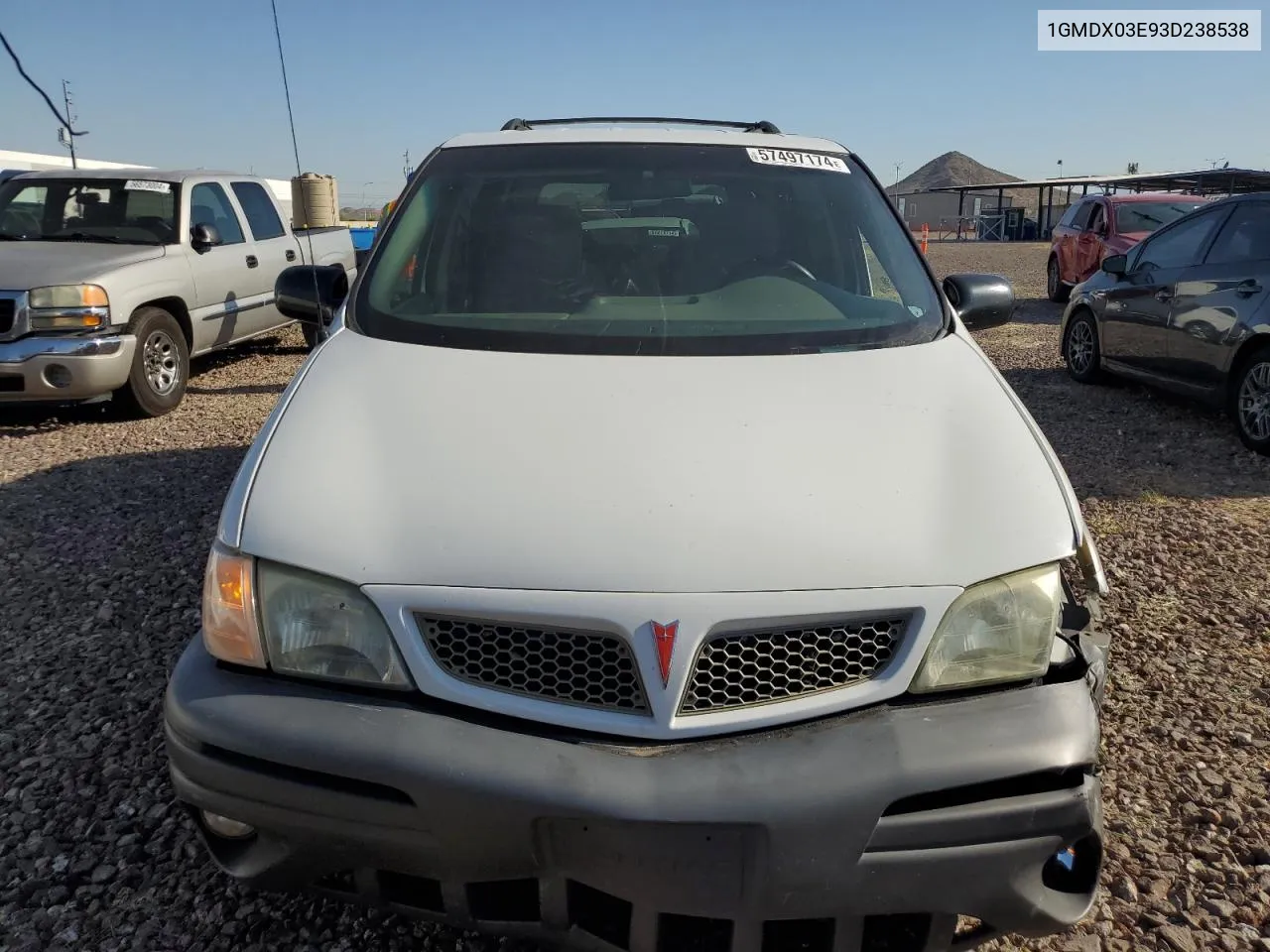 2003 Pontiac Montana VIN: 1GMDX03E93D238538 Lot: 57497174