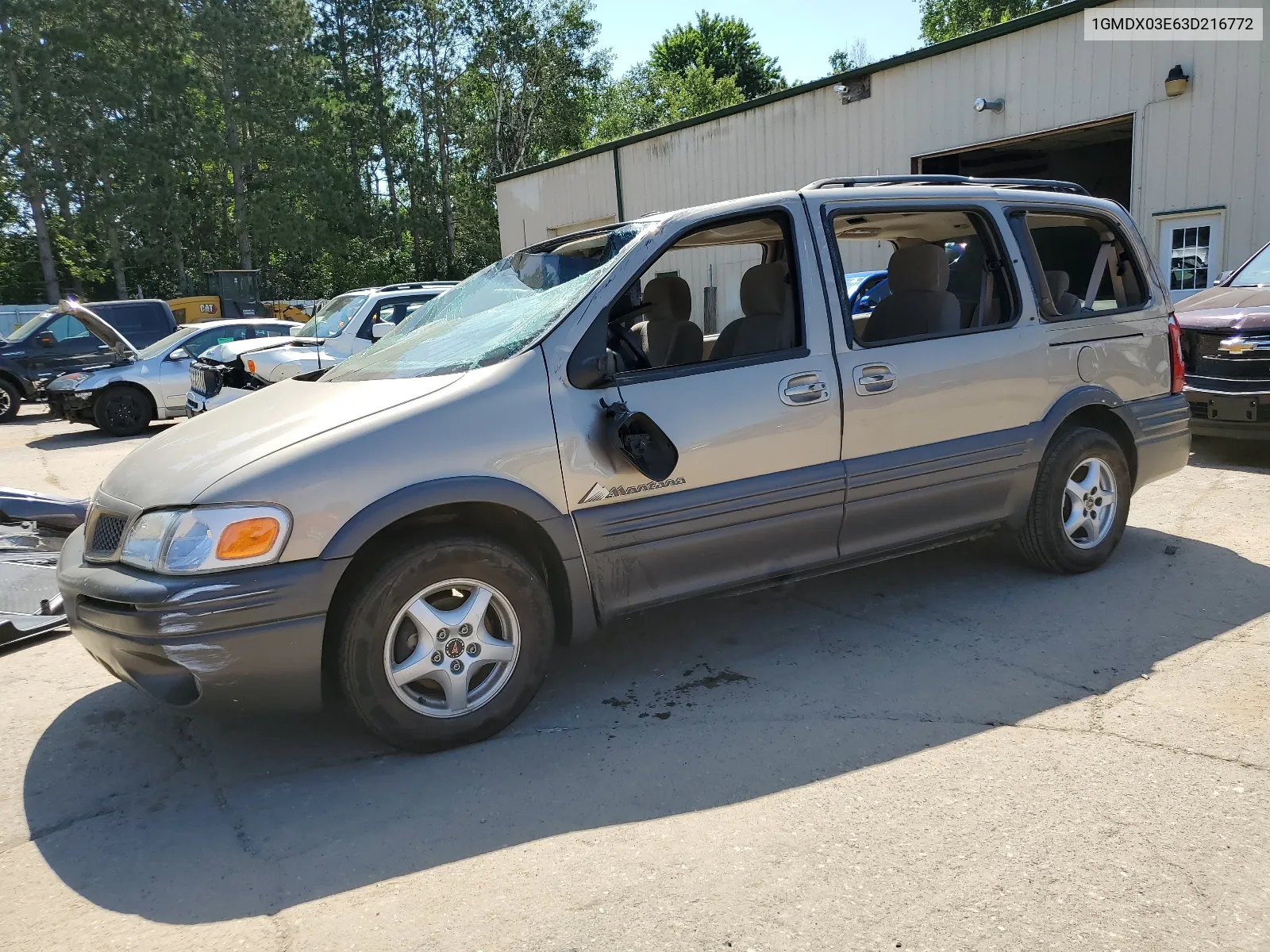 2003 Pontiac Montana VIN: 1GMDX03E63D216772 Lot: 63423474