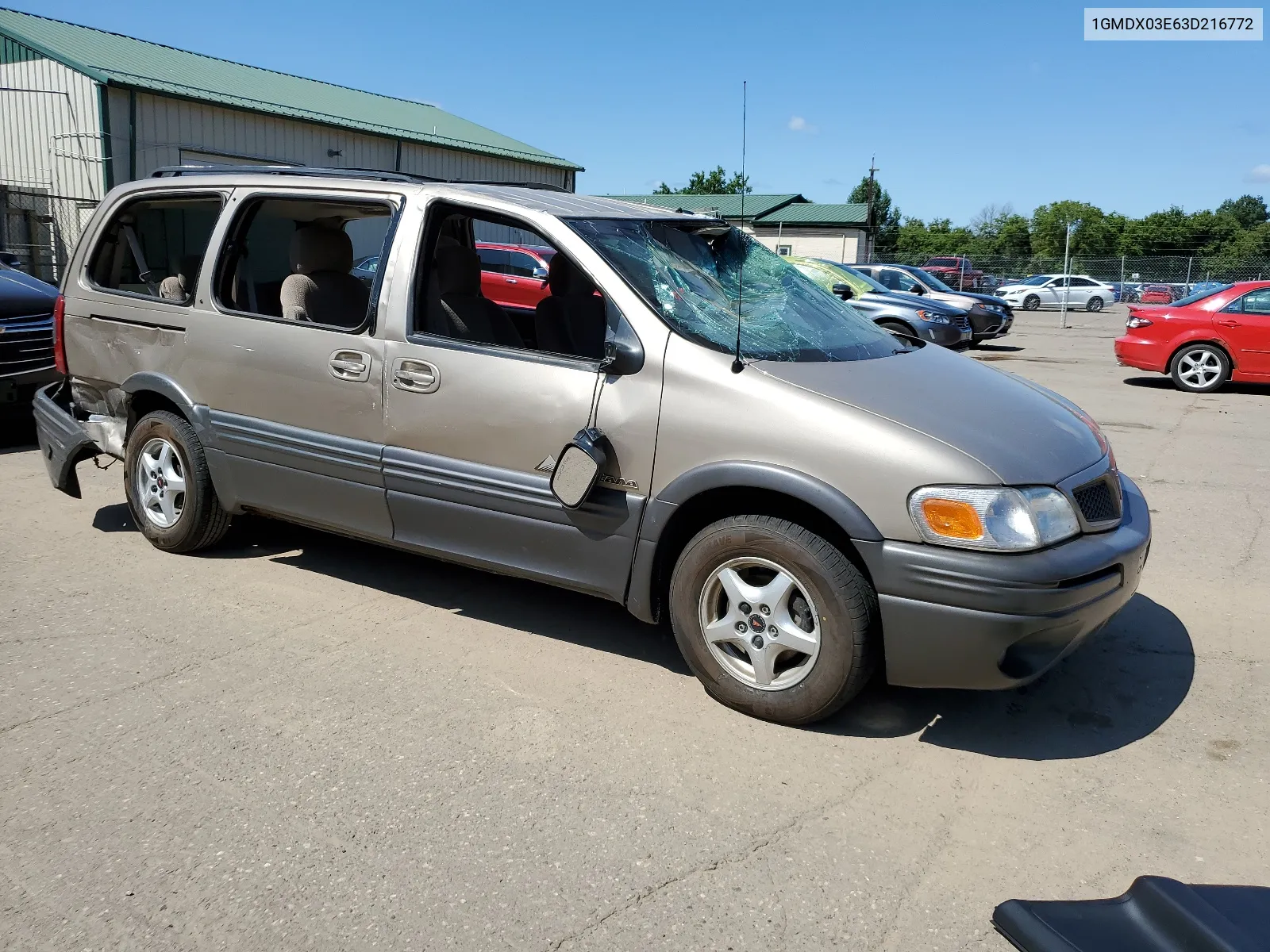 2003 Pontiac Montana VIN: 1GMDX03E63D216772 Lot: 63423474