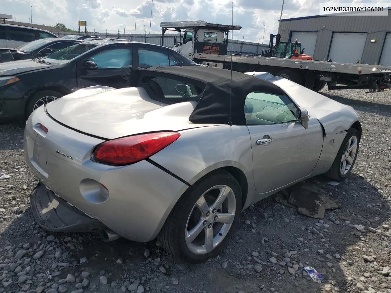 2006 Pontiac Solstice VIN: 1G2MB33B16Y106501 Lot: 56966674