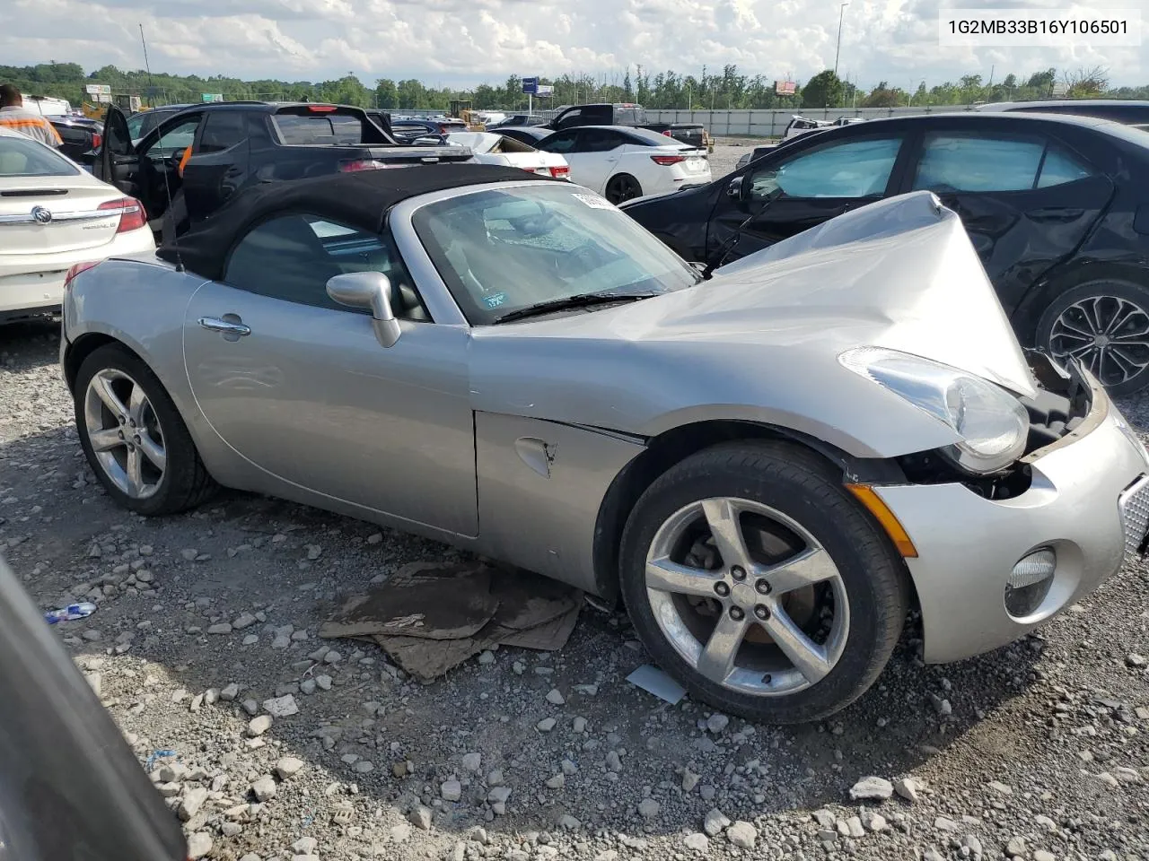 2006 Pontiac Solstice VIN: 1G2MB33B16Y106501 Lot: 56966674