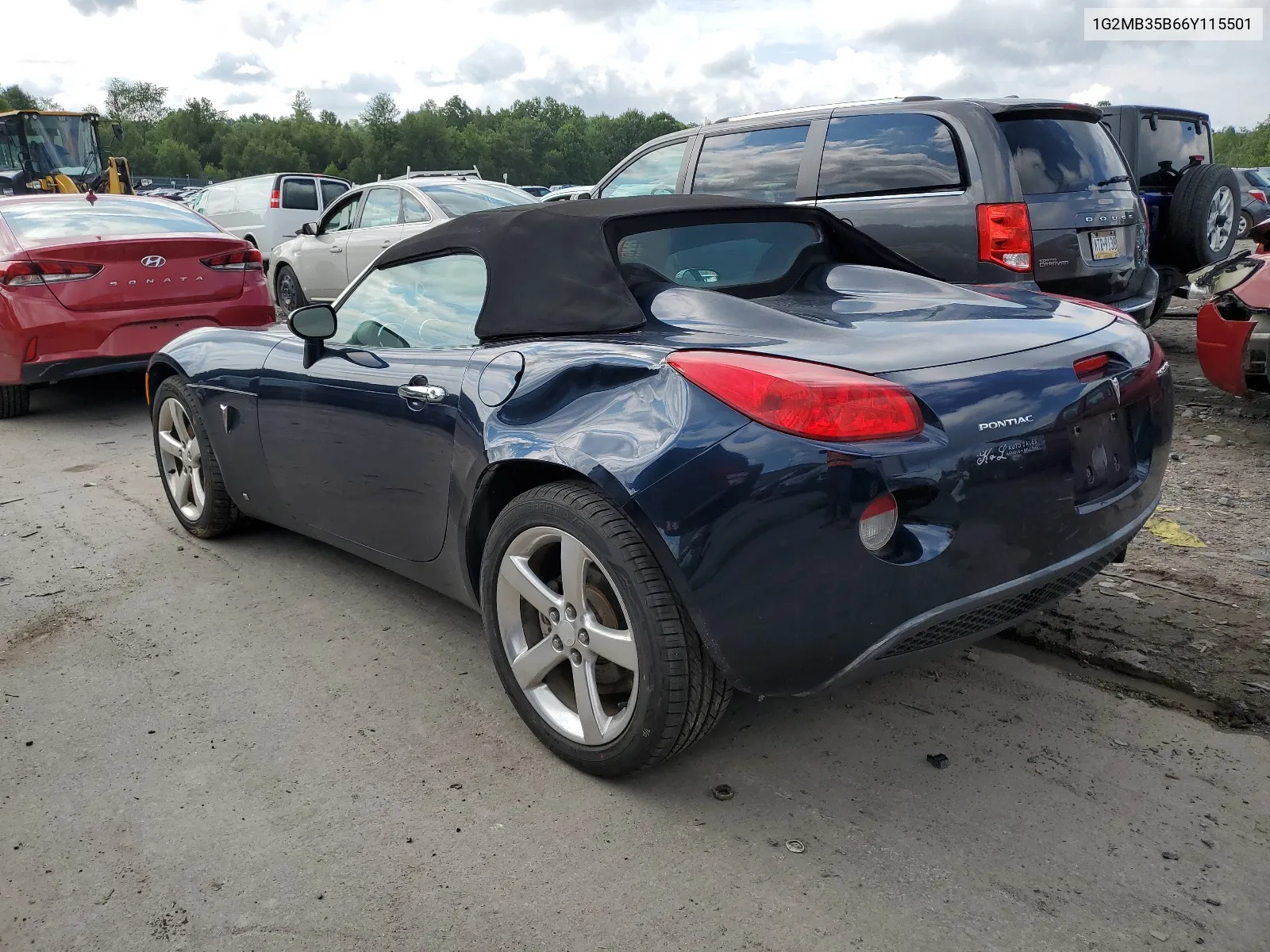 2006 Pontiac Solstice VIN: 1G2MB35B66Y115501 Lot: 62284644