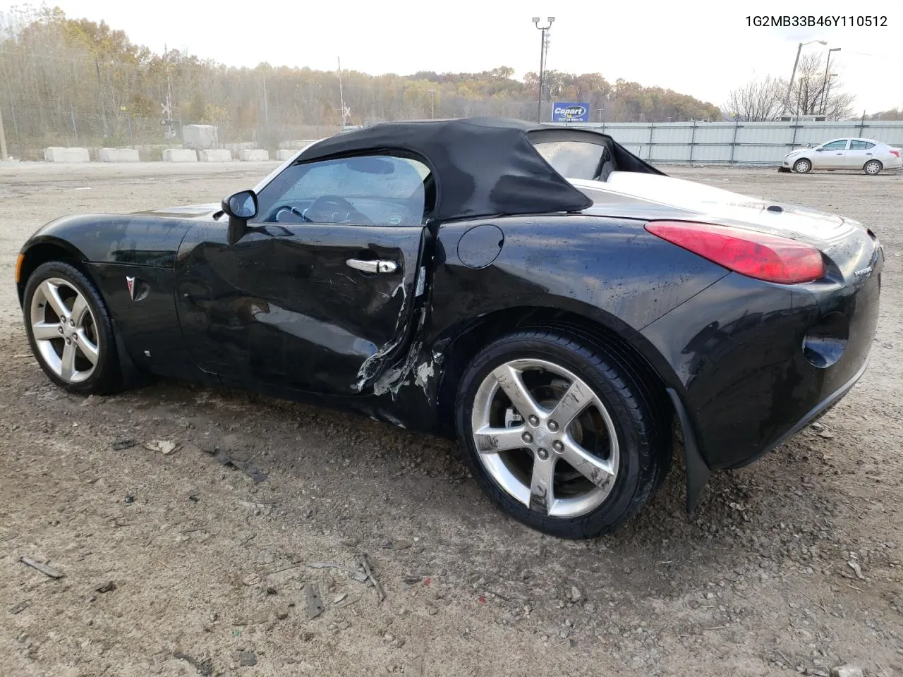 2006 Pontiac Solstice VIN: 1G2MB33B46Y110512 Lot: 73825333