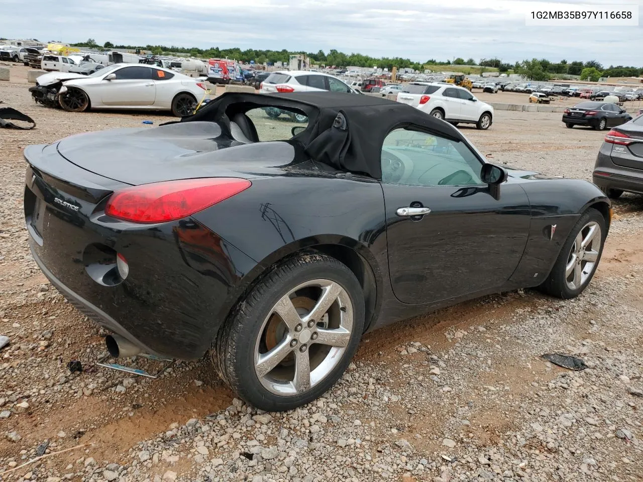 2007 Pontiac Solstice VIN: 1G2MB35B97Y116658 Lot: 61962734