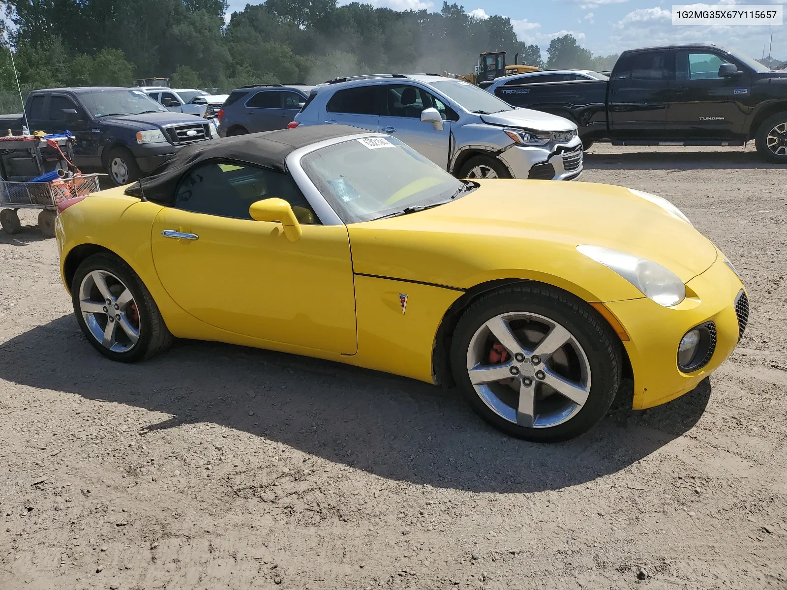 2007 Pontiac Solstice Gxp VIN: 1G2MG35X67Y115657 Lot: 63821044