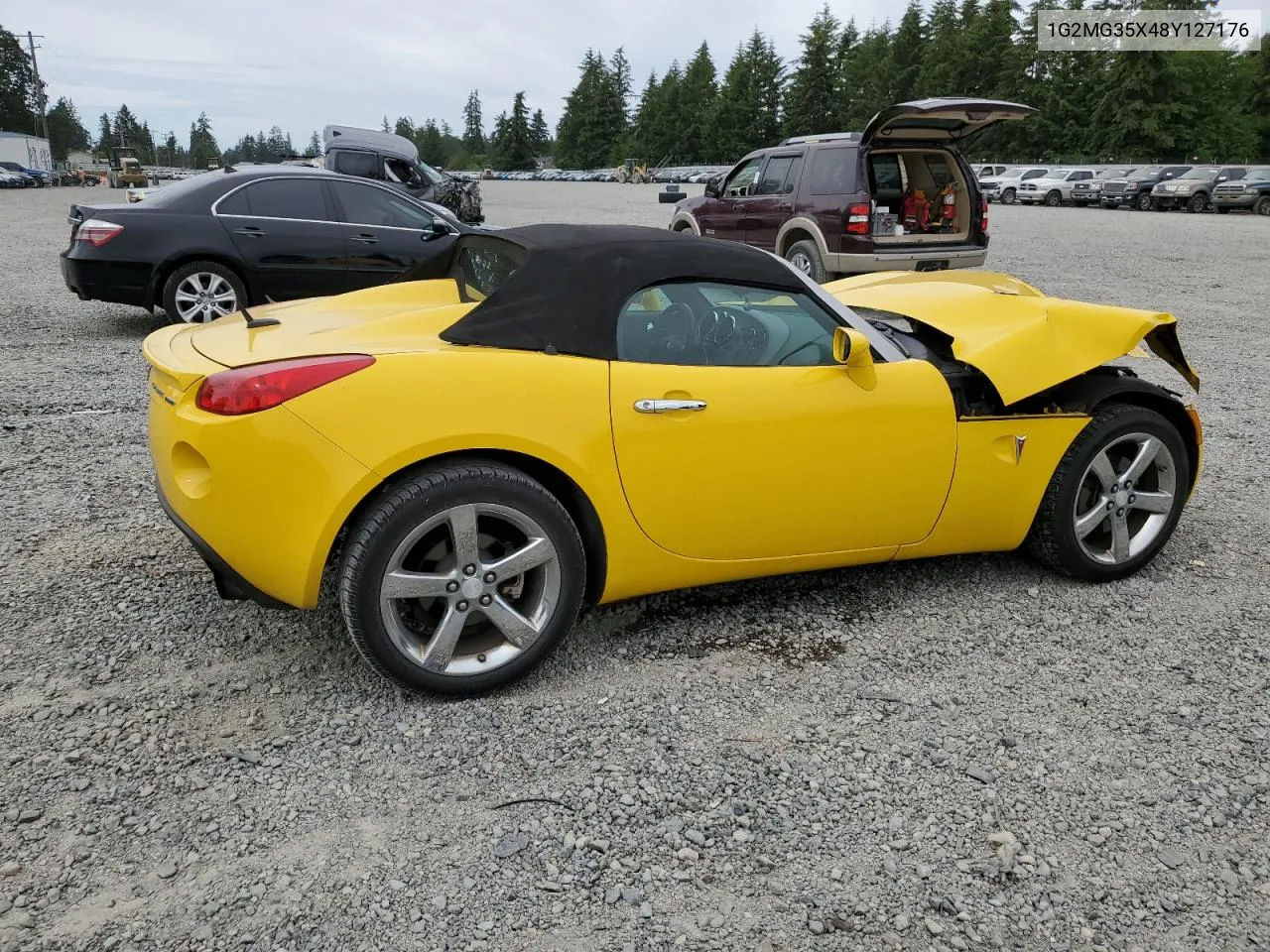 2008 Pontiac Solstice Gxp VIN: 1G2MG35X48Y127176 Lot: 58847704