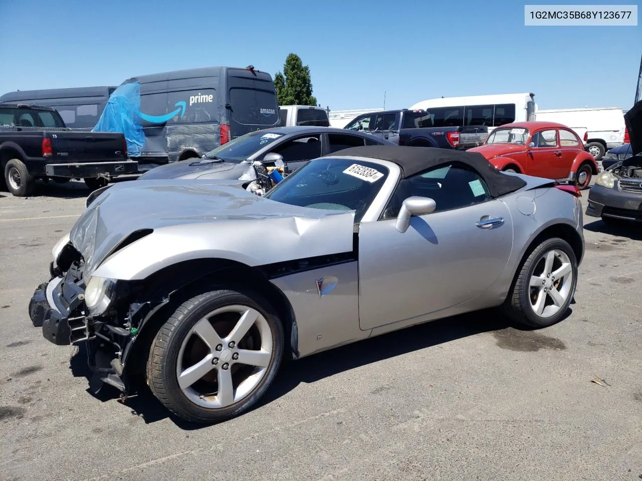 2008 Pontiac Solstice VIN: 1G2MC35B68Y123677 Lot: 61528384