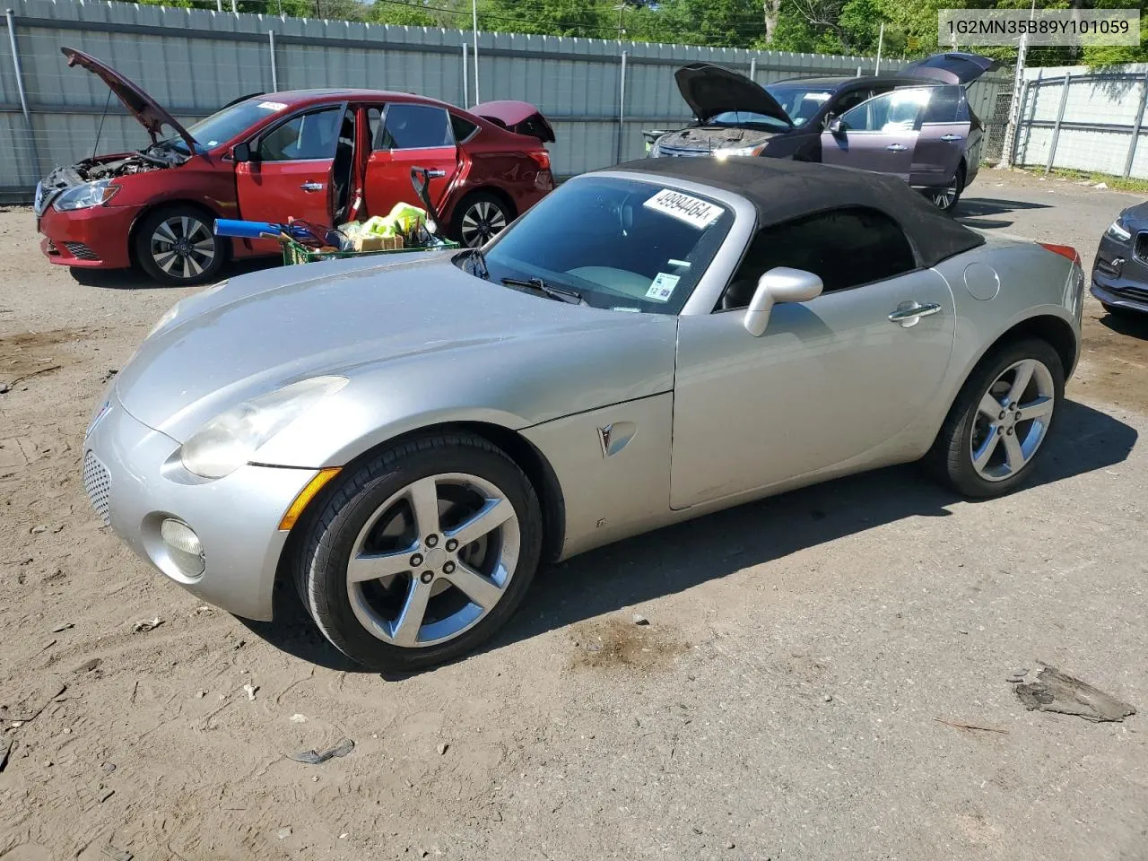 1G2MN35B89Y101059 2009 Pontiac Solstice