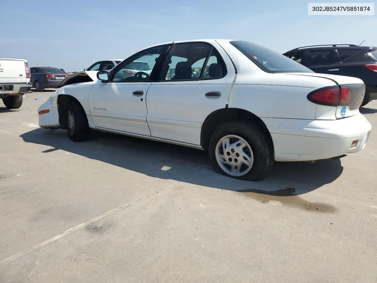 1997 Pontiac Sunfire Se VIN: 3G2JB5247VS851874 Lot: 67261644