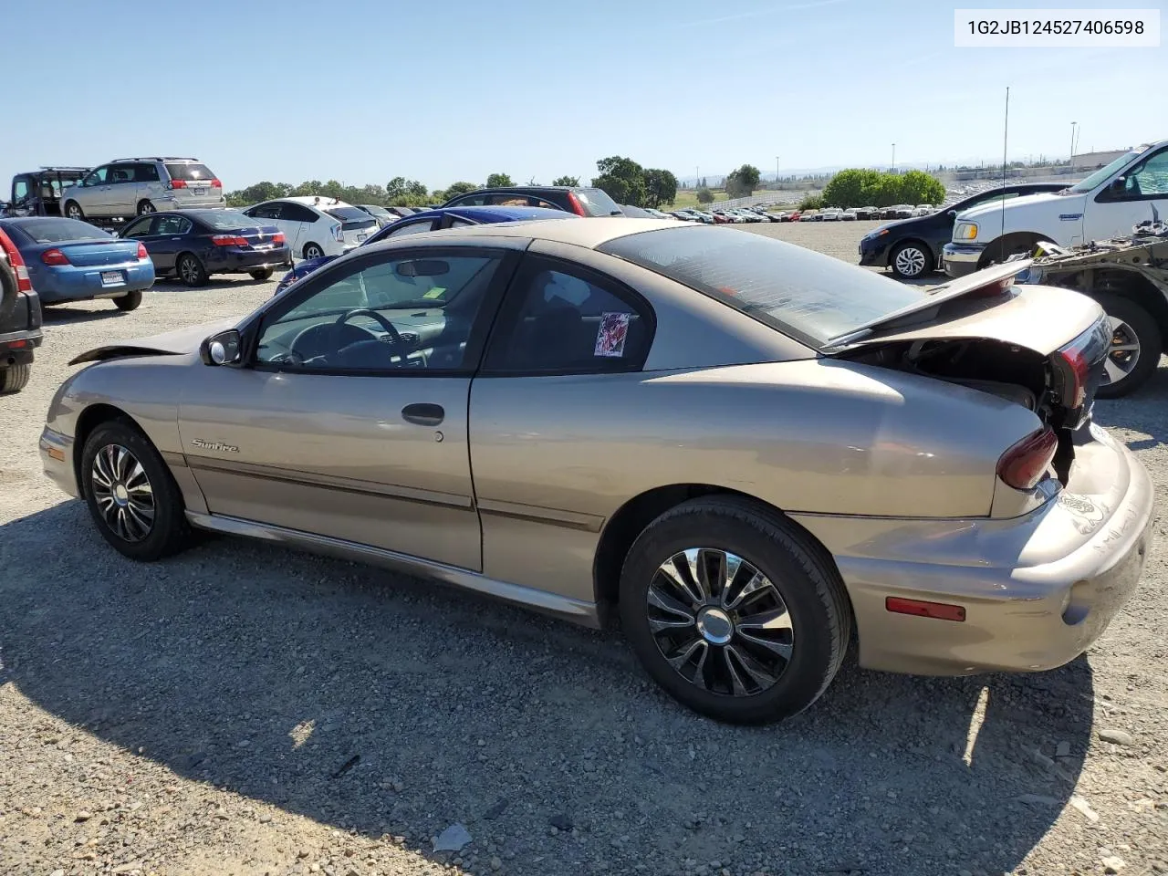 2002 Pontiac Sunfire Se VIN: 1G2JB124527406598 Lot: 53925144