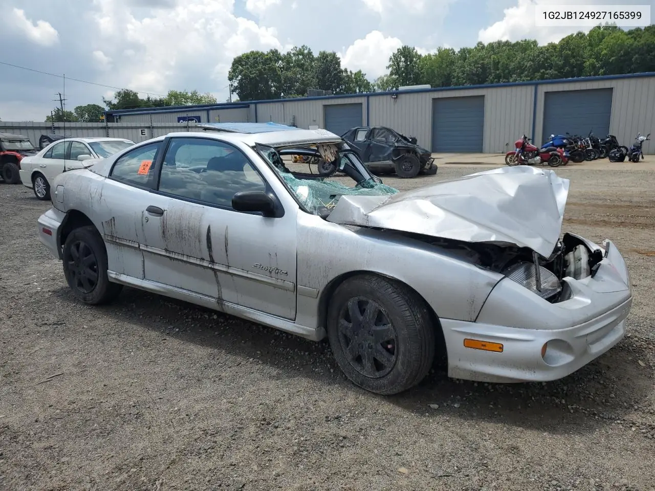 1G2JB124927165399 2002 Pontiac Sunfire Se