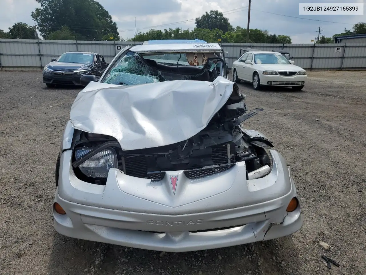 1G2JB124927165399 2002 Pontiac Sunfire Se