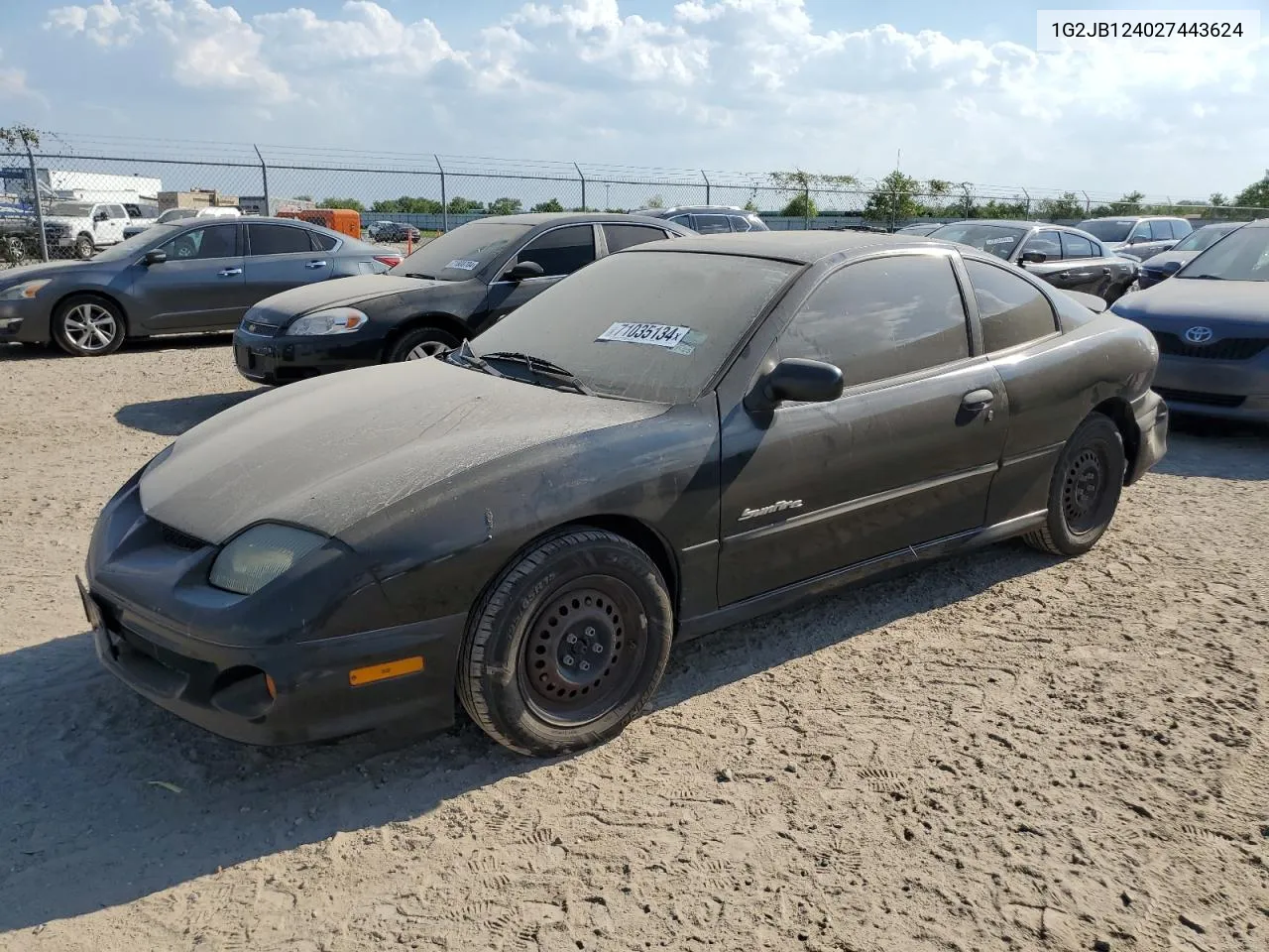 2002 Pontiac Sunfire Se VIN: 1G2JB124027443624 Lot: 71035134