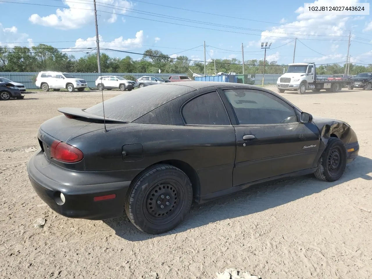 2002 Pontiac Sunfire Se VIN: 1G2JB124027443624 Lot: 71035134