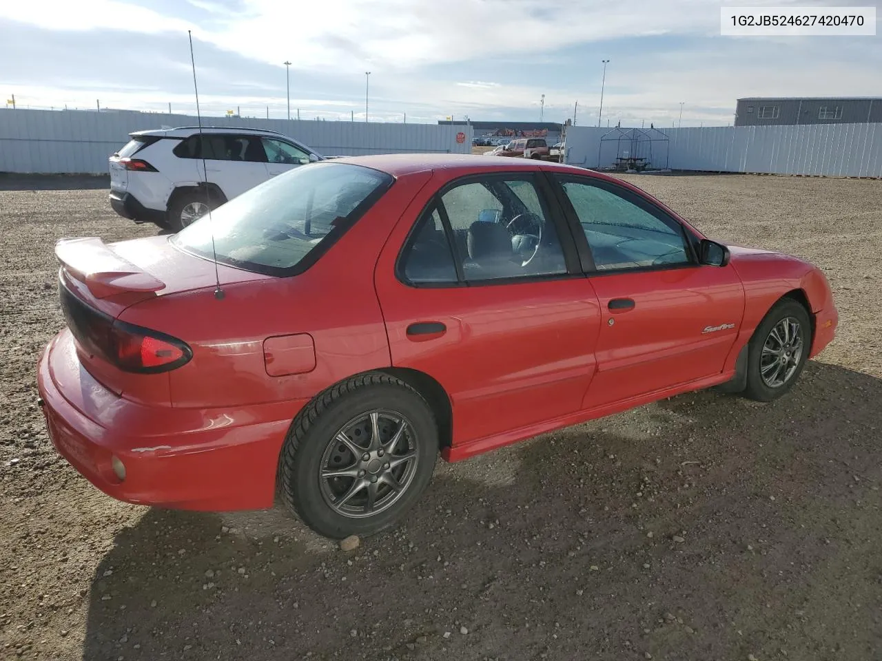 2002 Pontiac Sunfire Se VIN: 1G2JB524627420470 Lot: 72581564