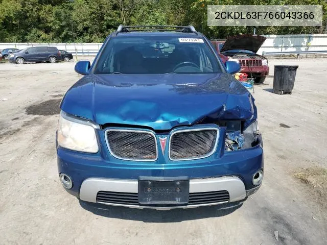 2CKDL63F766043366 2006 Pontiac Torrent