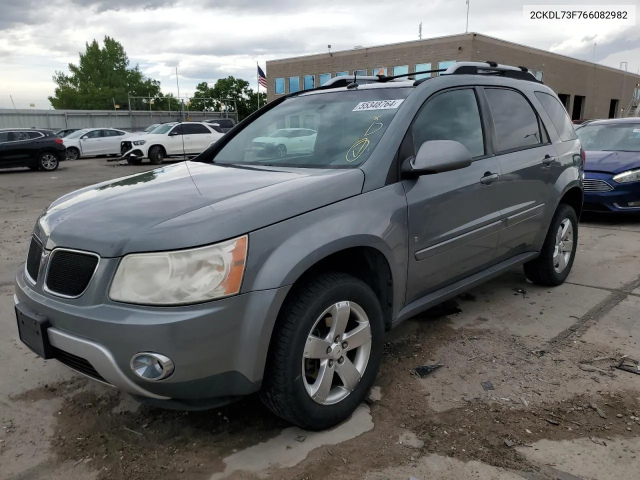 2006 Pontiac Torrent VIN: 2CKDL73F766082982 Lot: 55348764