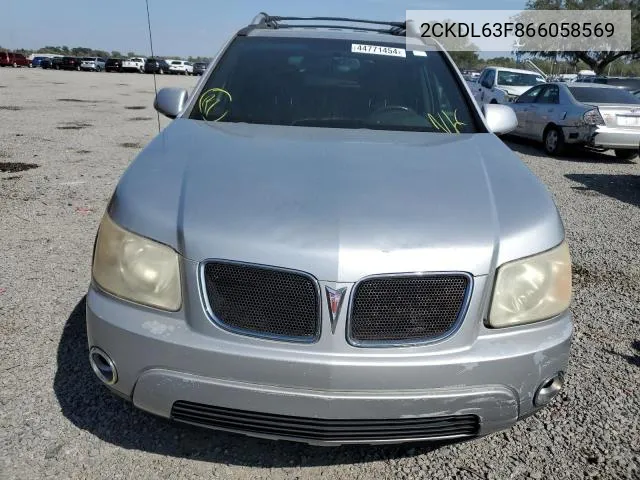 2CKDL63F866058569 2006 Pontiac Torrent