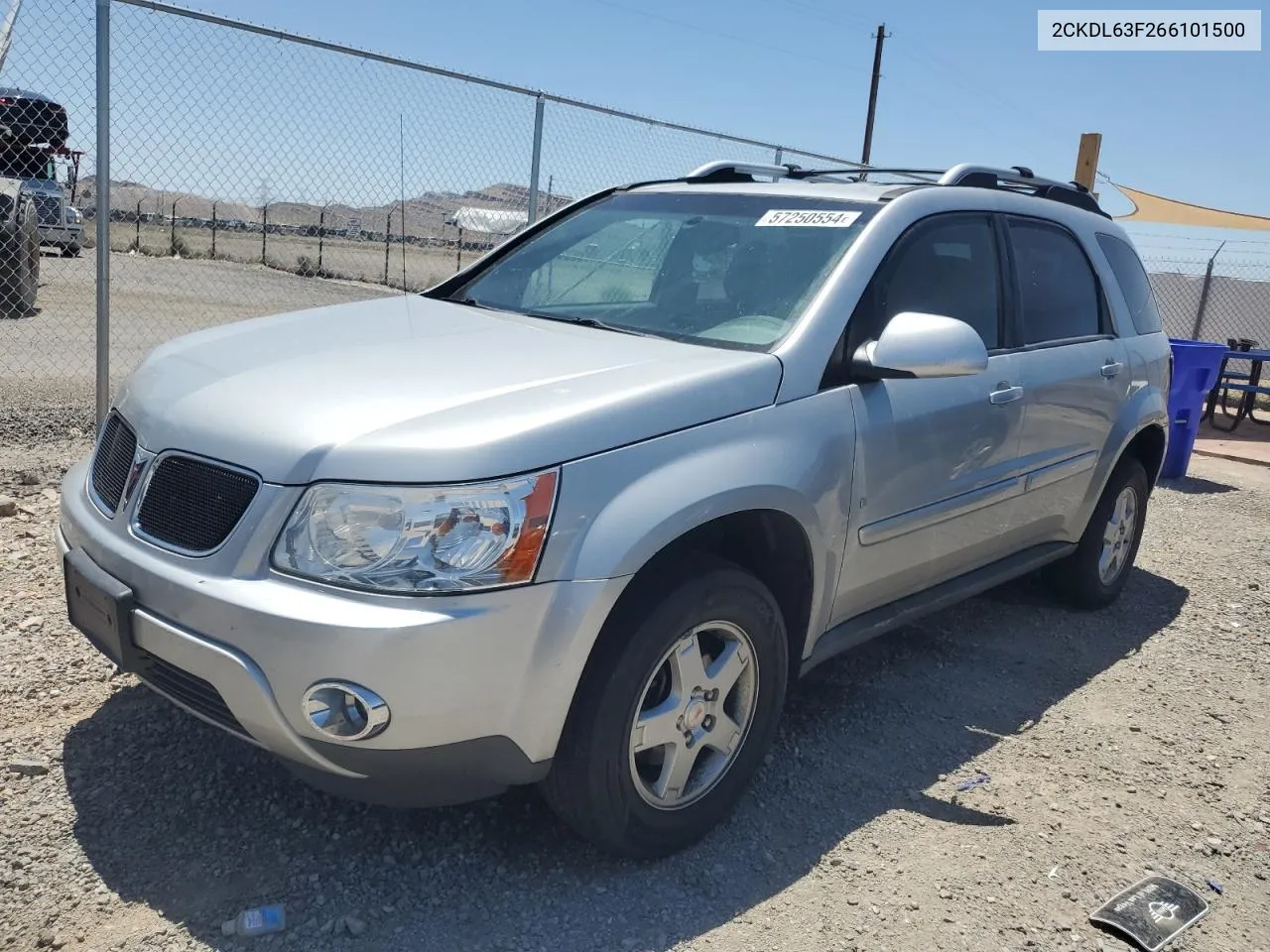 2CKDL63F266101500 2006 Pontiac Torrent