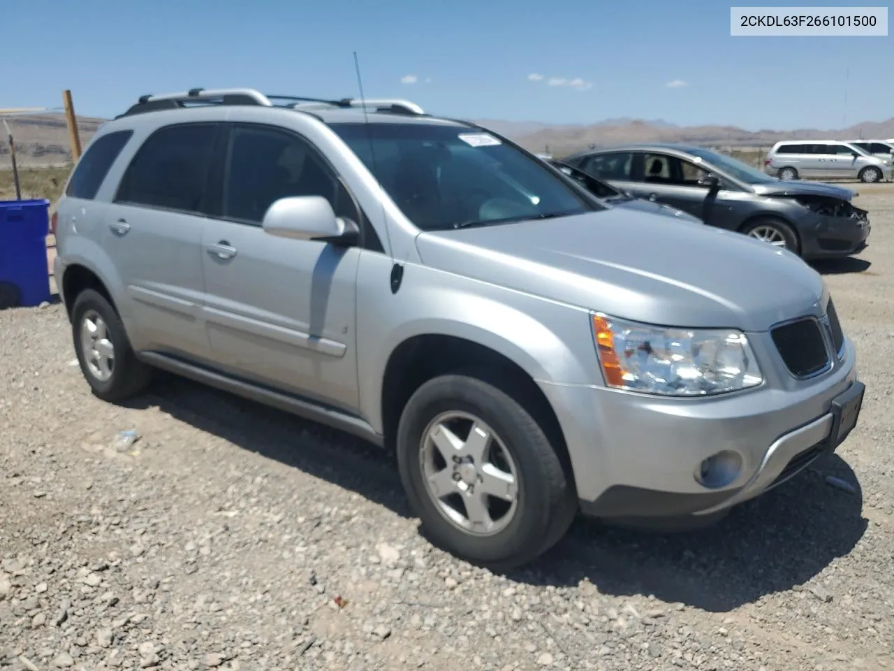 2006 Pontiac Torrent VIN: 2CKDL63F266101500 Lot: 57250554