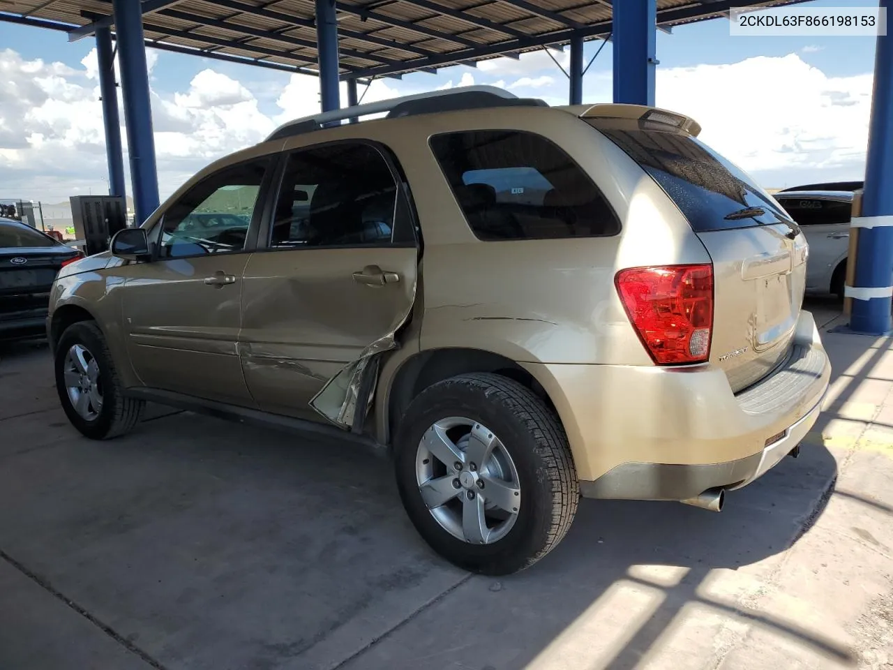 2006 Pontiac Torrent VIN: 2CKDL63F866198153 Lot: 60188554