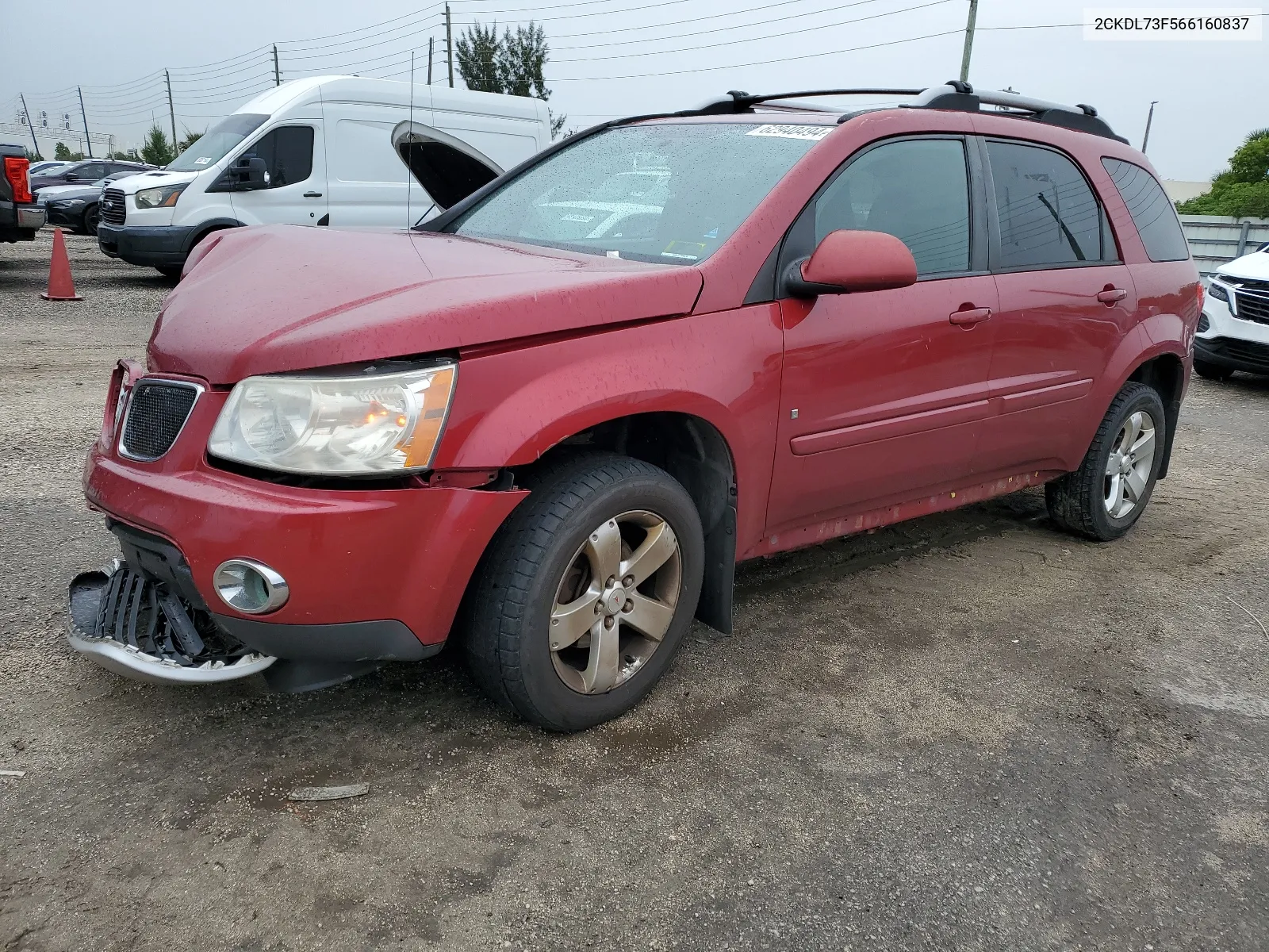 2006 Pontiac Torrent VIN: 2CKDL73F566160837 Lot: 62940494