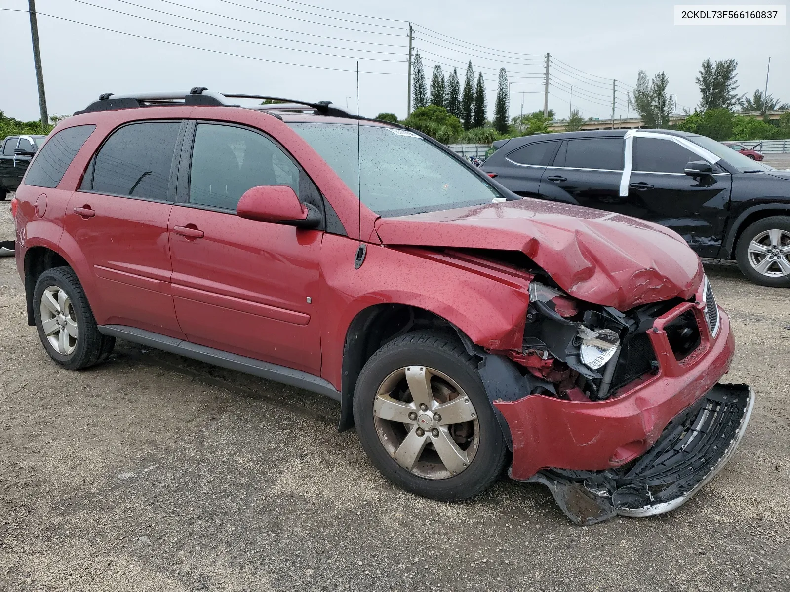 2006 Pontiac Torrent VIN: 2CKDL73F566160837 Lot: 62940494