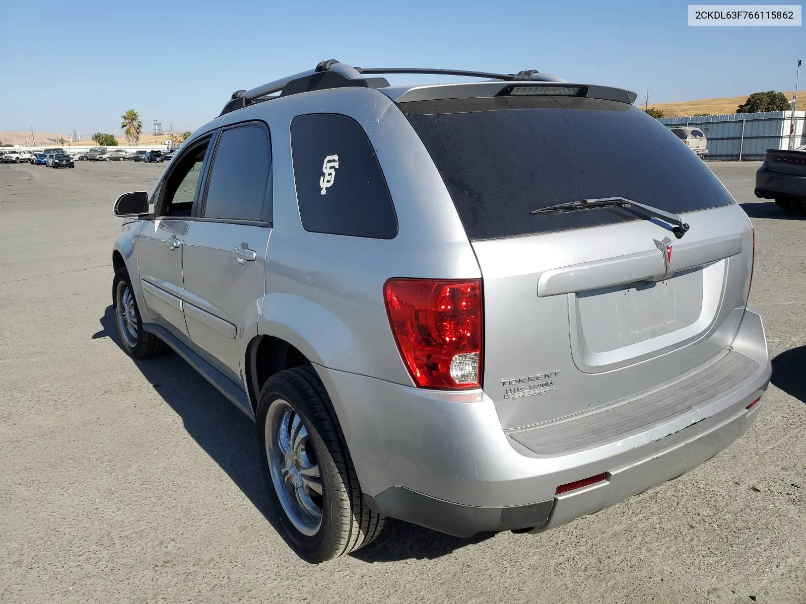 2CKDL63F766115862 2006 Pontiac Torrent