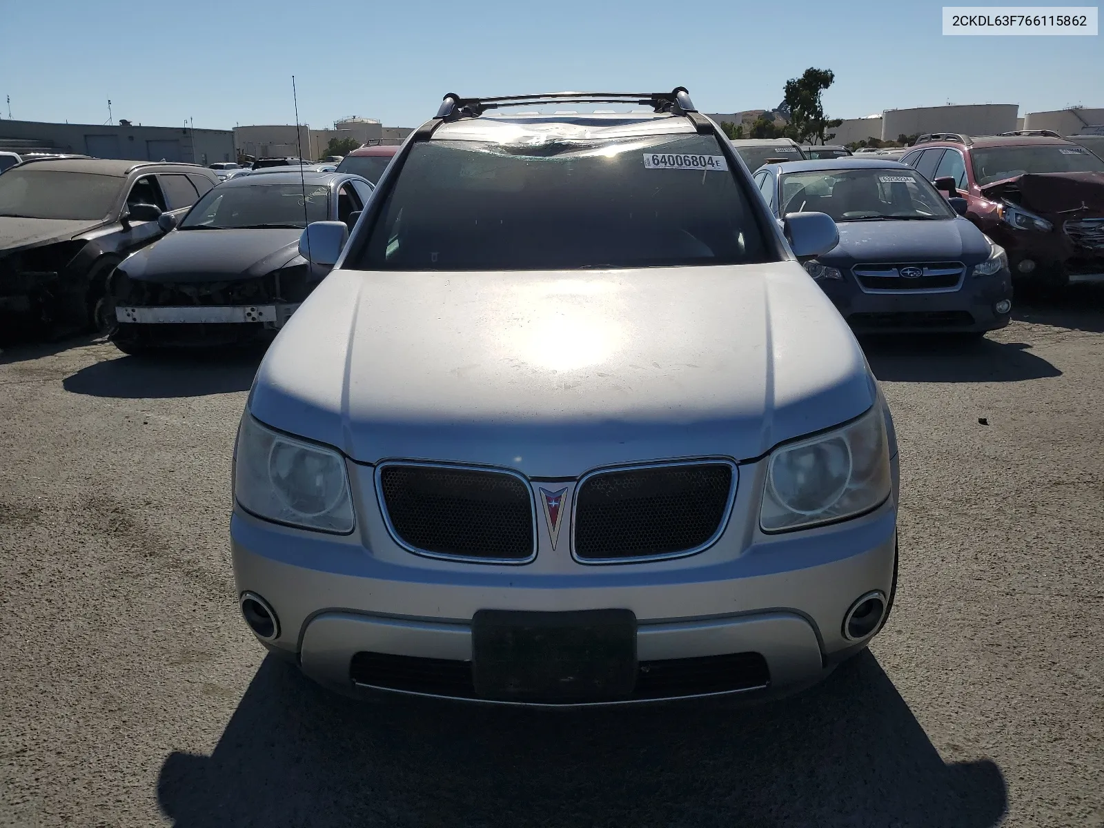 2006 Pontiac Torrent VIN: 2CKDL63F766115862 Lot: 64006804