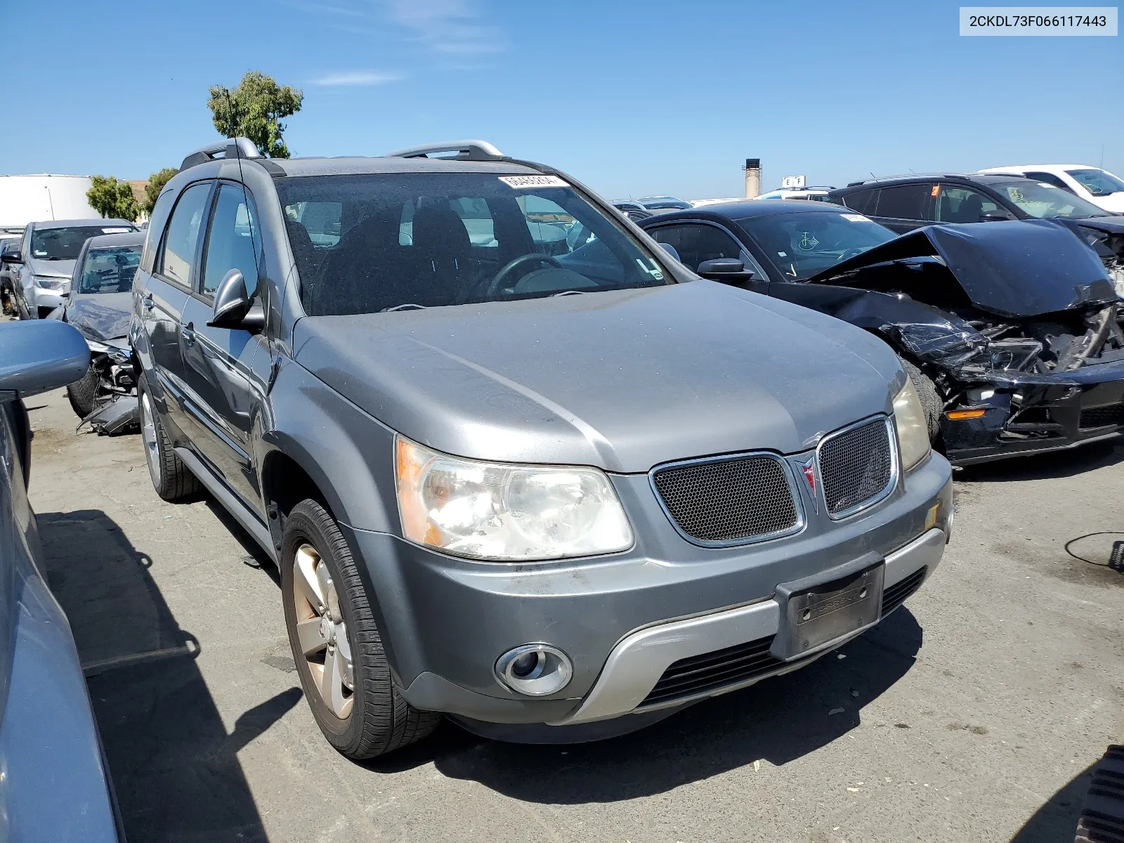 2006 Pontiac Torrent VIN: 2CKDL73F066117443 Lot: 66466264