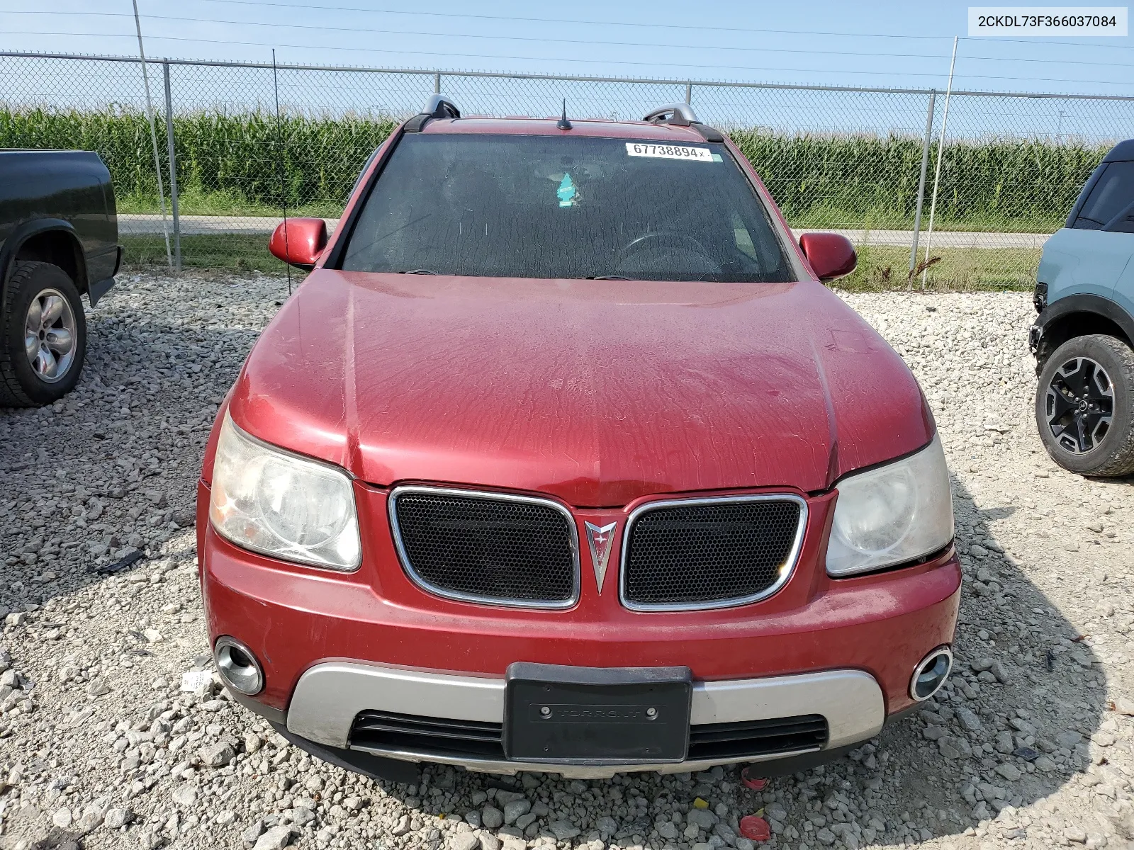 2006 Pontiac Torrent VIN: 2CKDL73F366037084 Lot: 67738894