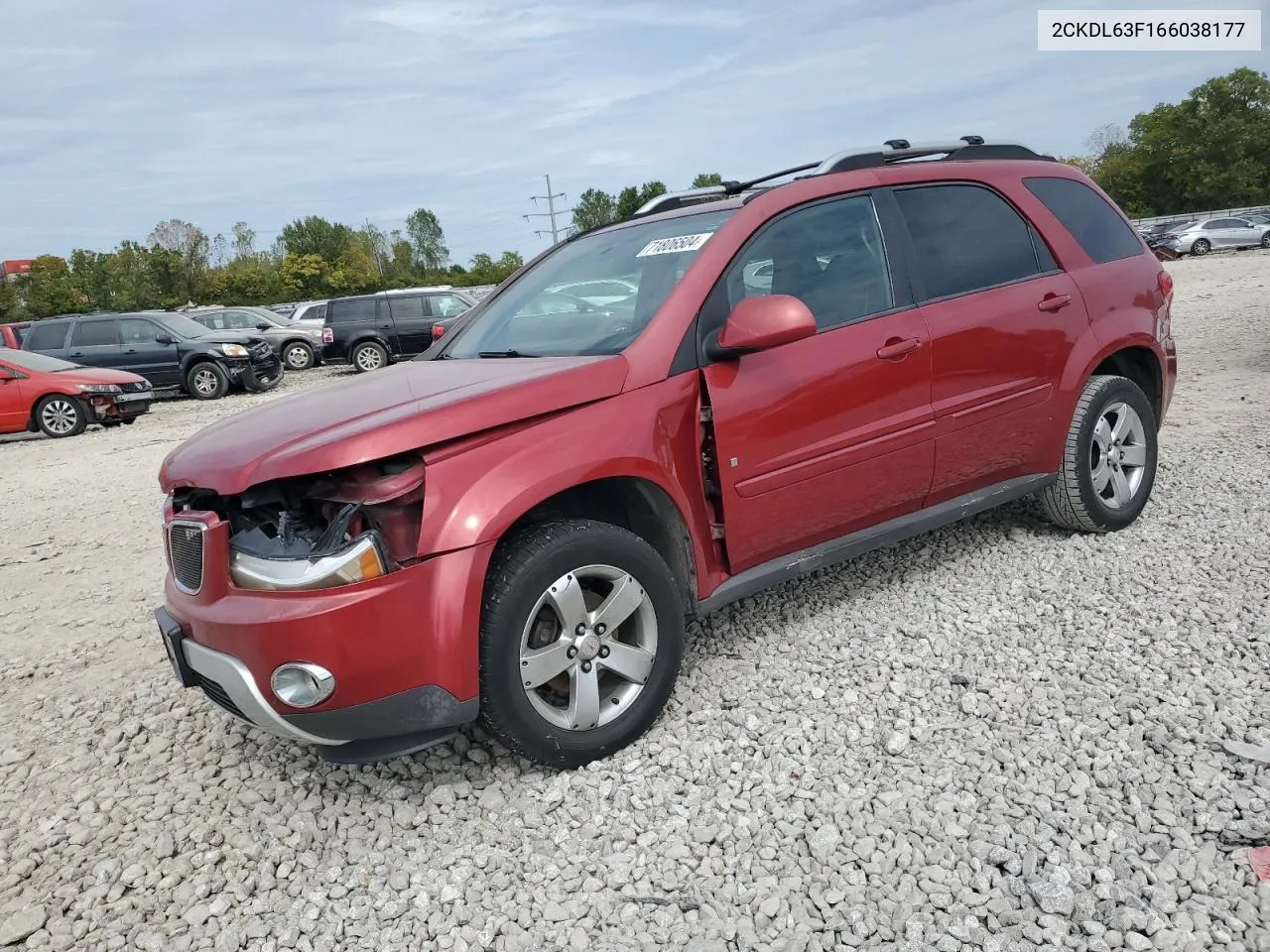 2CKDL63F166038177 2006 Pontiac Torrent