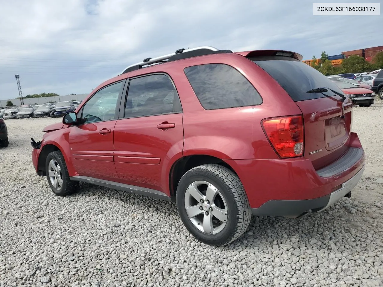 2006 Pontiac Torrent VIN: 2CKDL63F166038177 Lot: 71806504