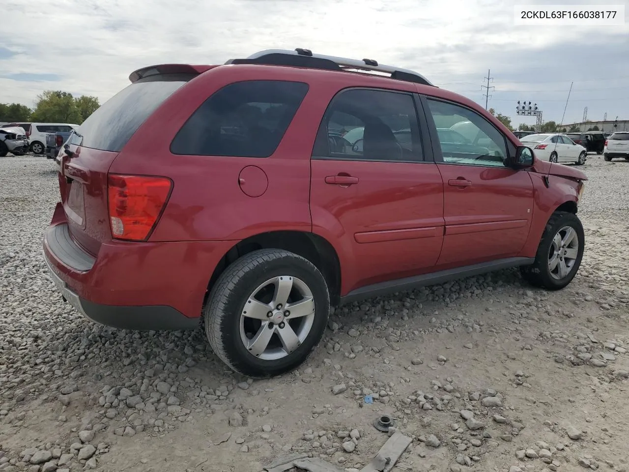 2006 Pontiac Torrent VIN: 2CKDL63F166038177 Lot: 71806504