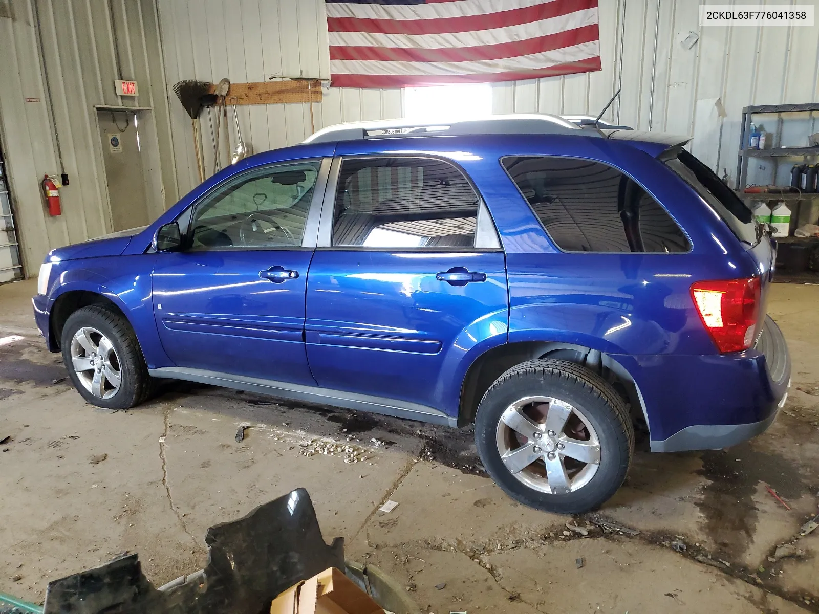 2007 Pontiac Torrent VIN: 2CKDL63F776041358 Lot: 43553204