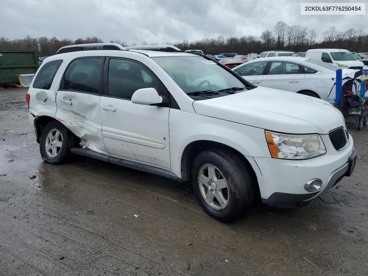 2007 Pontiac Torrent VIN: 2CKDL63F776250454 Lot: 50234424