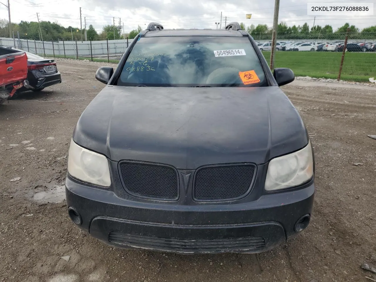 2007 Pontiac Torrent VIN: 2CKDL73F276088836 Lot: 50496514