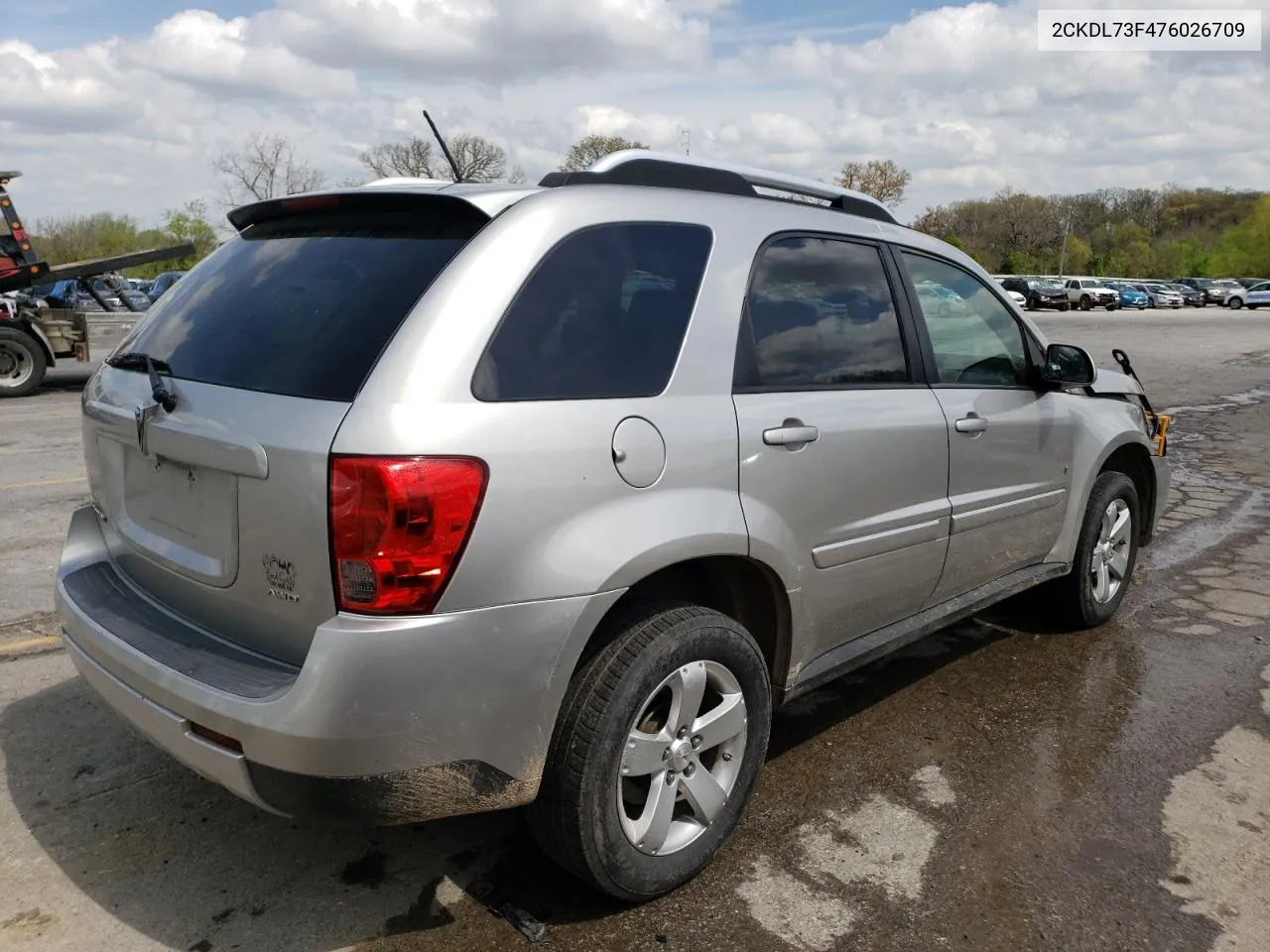 2007 Pontiac Torrent VIN: 2CKDL73F476026709 Lot: 51004614