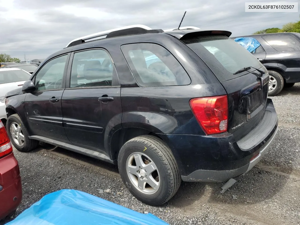 2007 Pontiac Torrent VIN: 2CKDL63F876102507 Lot: 52135104