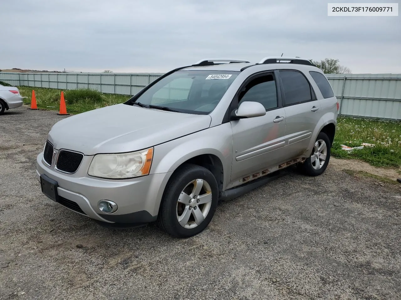 2007 Pontiac Torrent VIN: 2CKDL73F176009771 Lot: 54042954