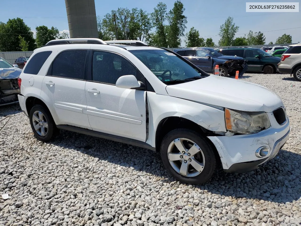 2007 Pontiac Torrent VIN: 2CKDL63F276235862 Lot: 54694034