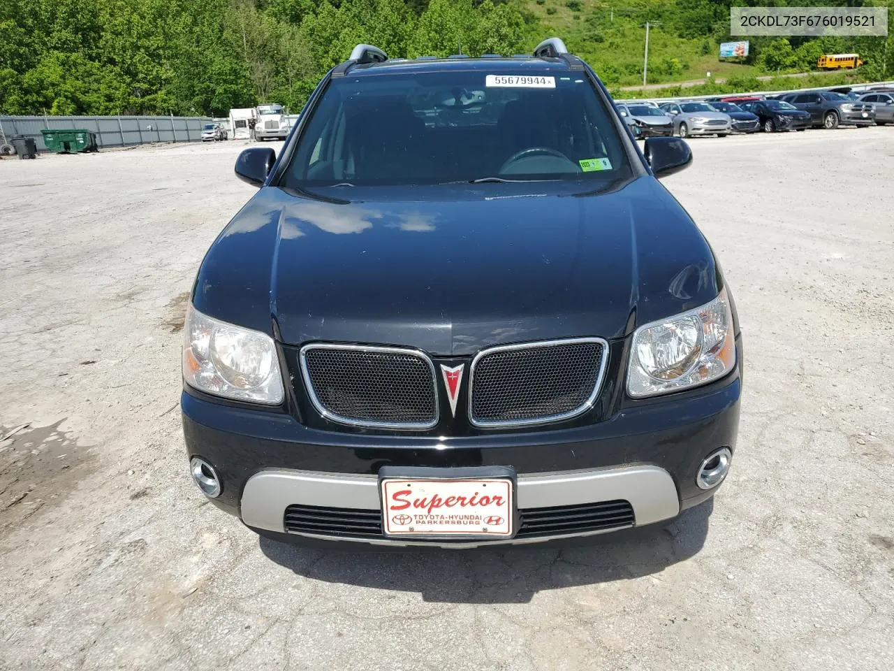 2007 Pontiac Torrent VIN: 2CKDL73F676019521 Lot: 55679944