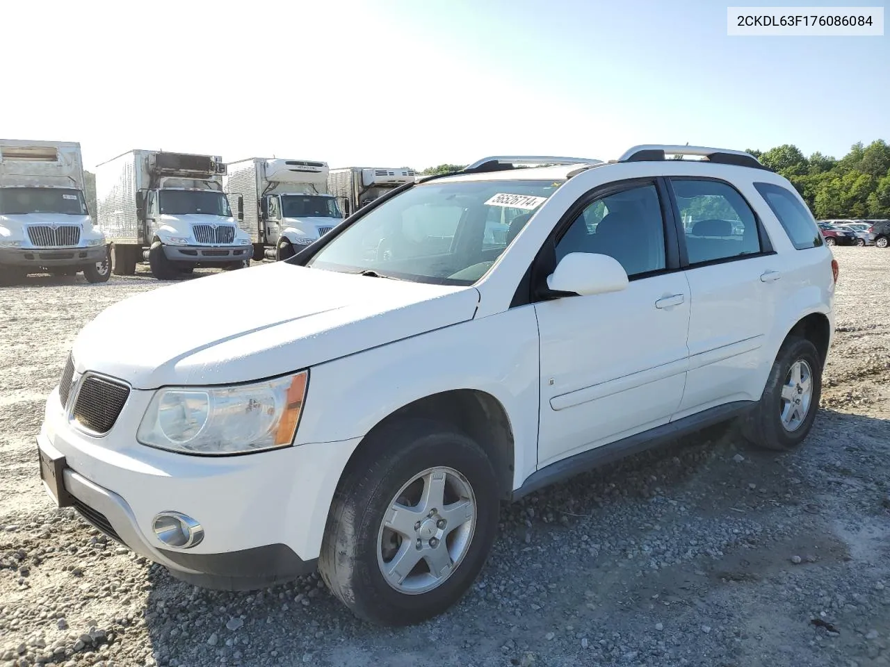 2007 Pontiac Torrent VIN: 2CKDL63F176086084 Lot: 56526714